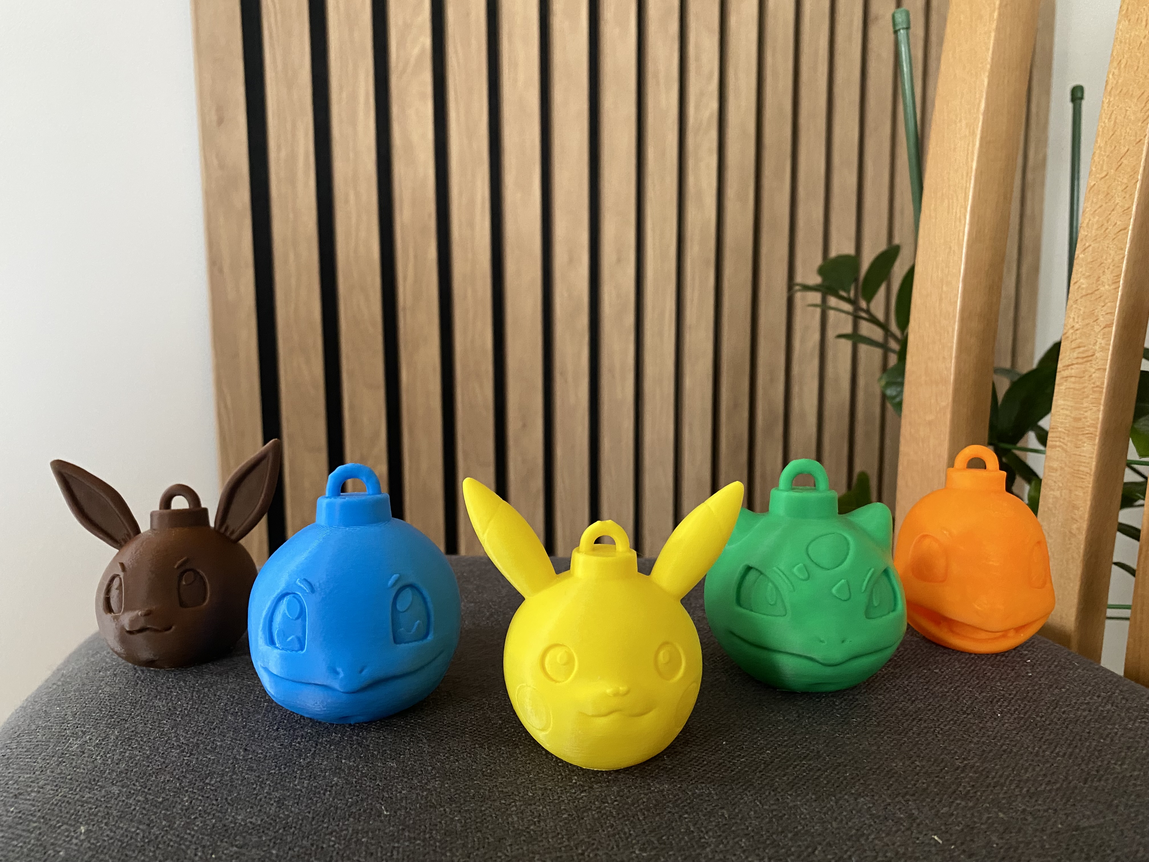 Conjunto de bolas de Natal Pokémon