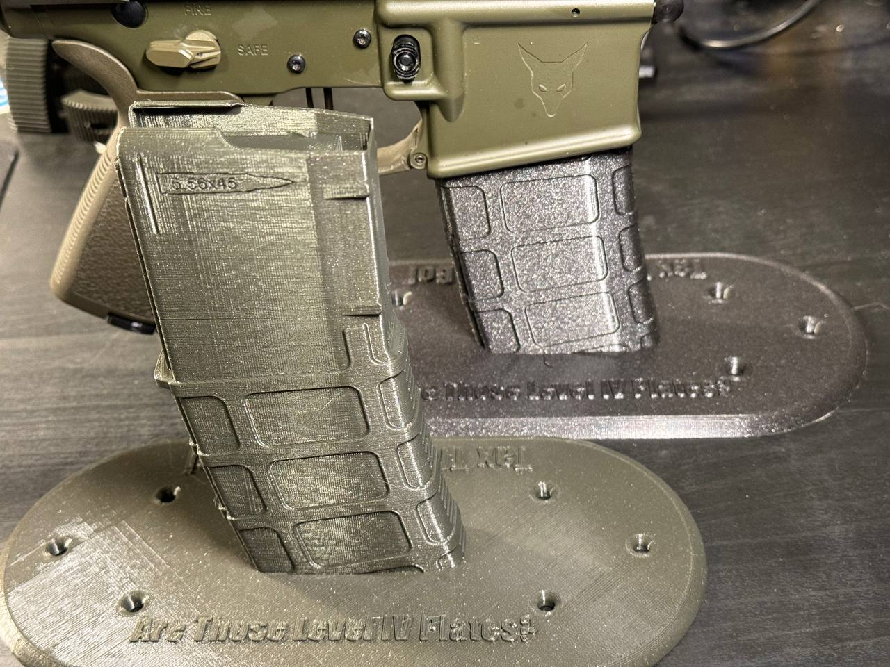 Suporte de Exibição para Carregador AR15/M4 5.56/.223