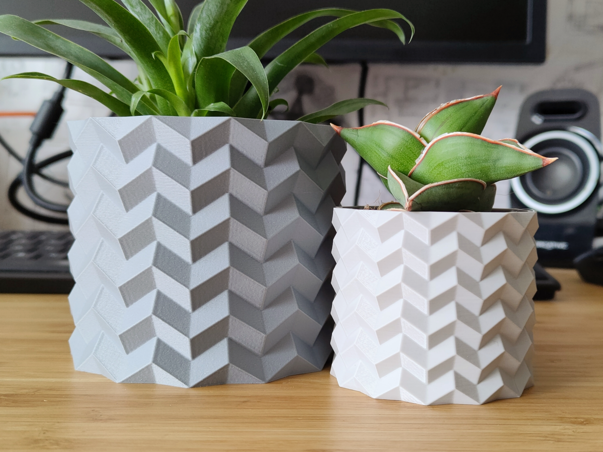 Cachepot Geométrico Origami